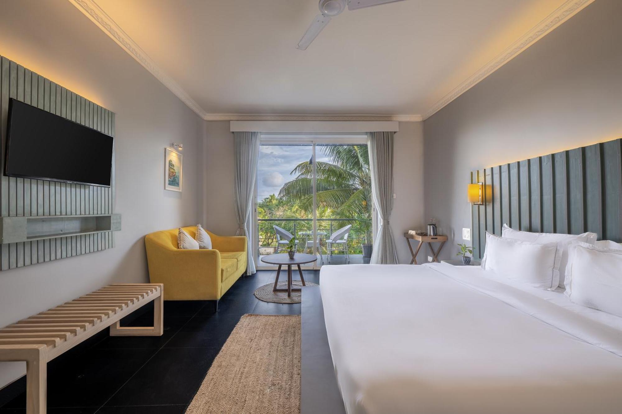 Hotel Echor Samara Morjim Goa Sea View Restro Esterno foto