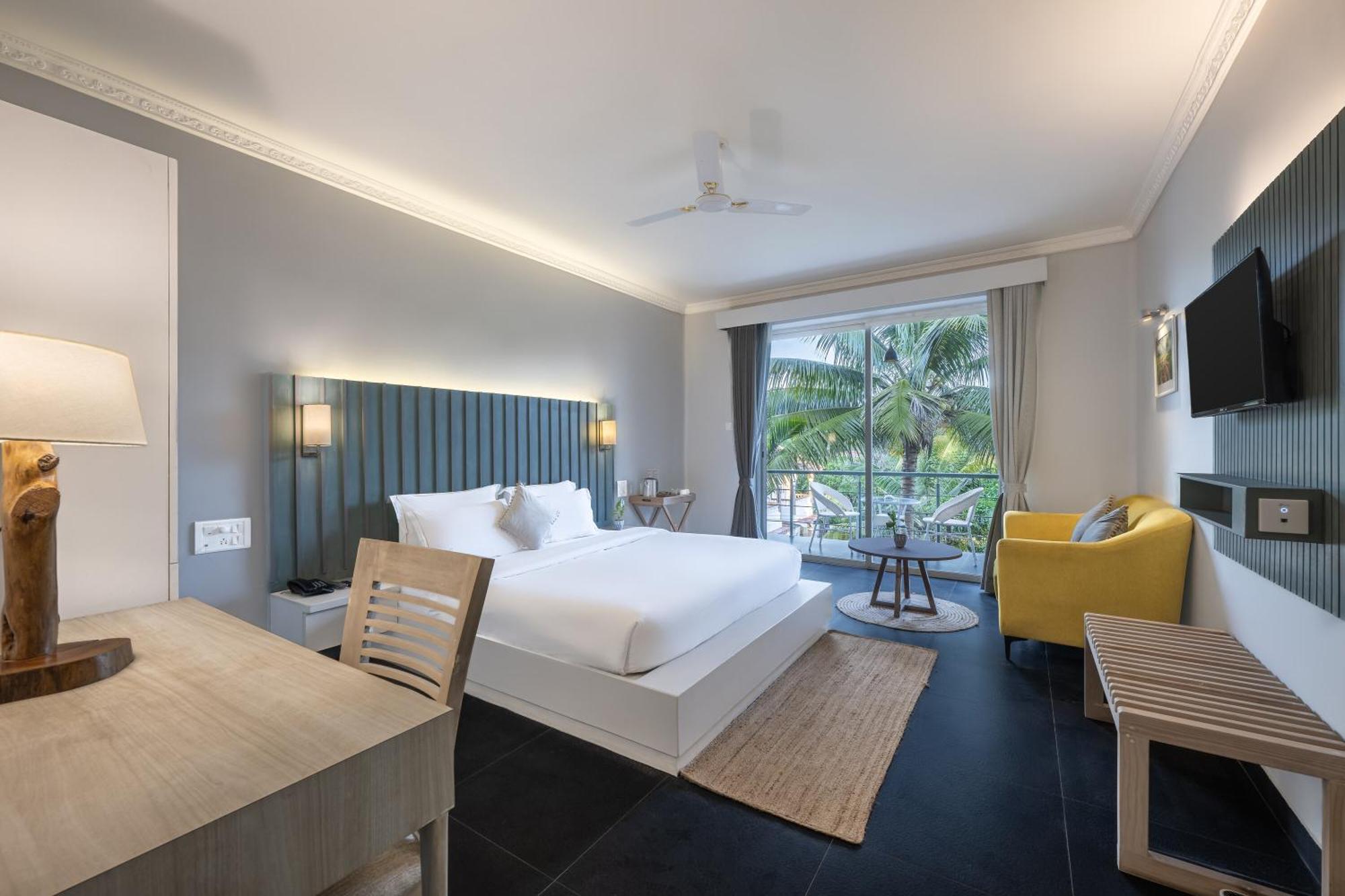 Hotel Echor Samara Morjim Goa Sea View Restro Esterno foto