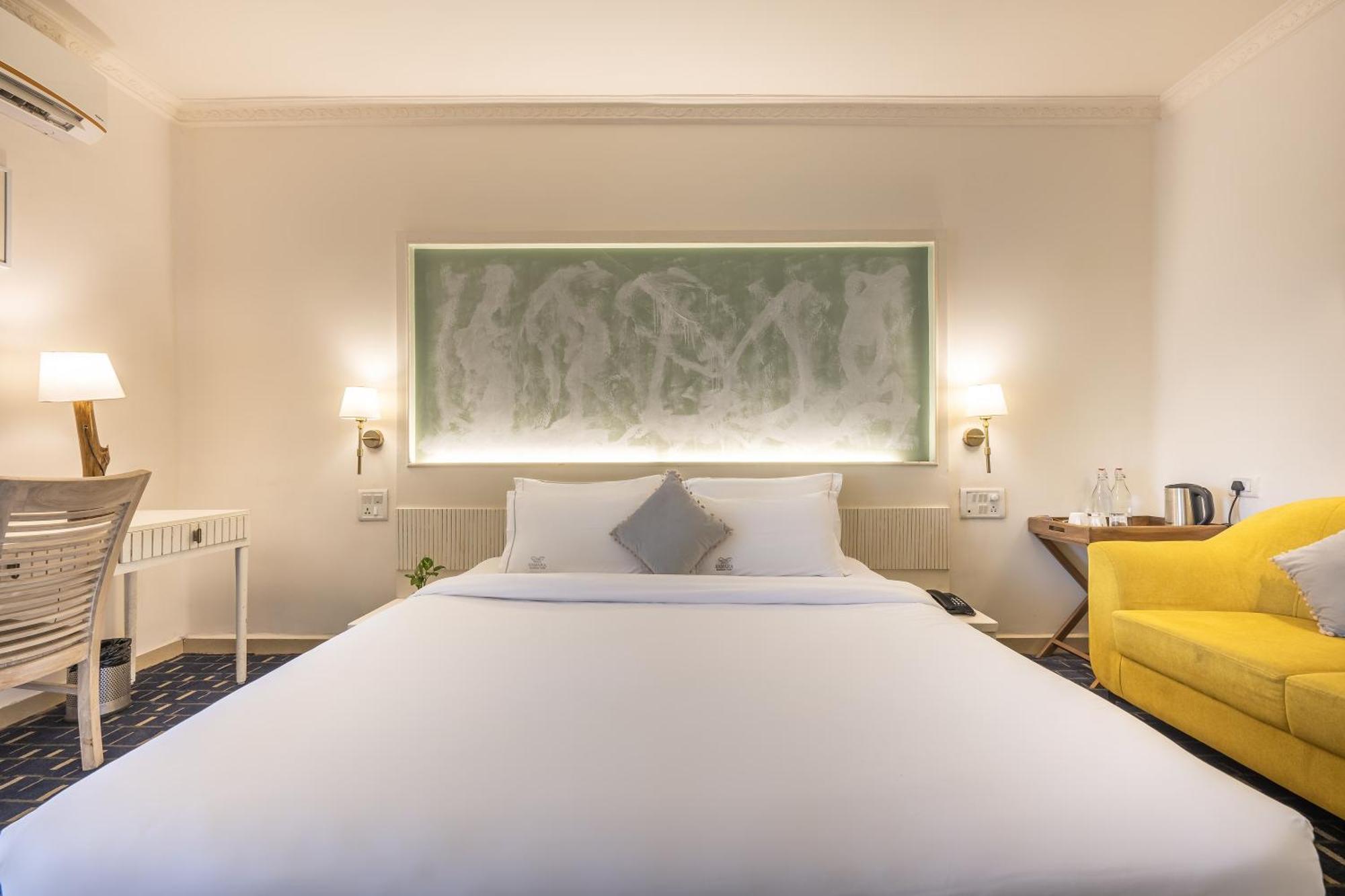 Hotel Echor Samara Morjim Goa Sea View Restro Esterno foto