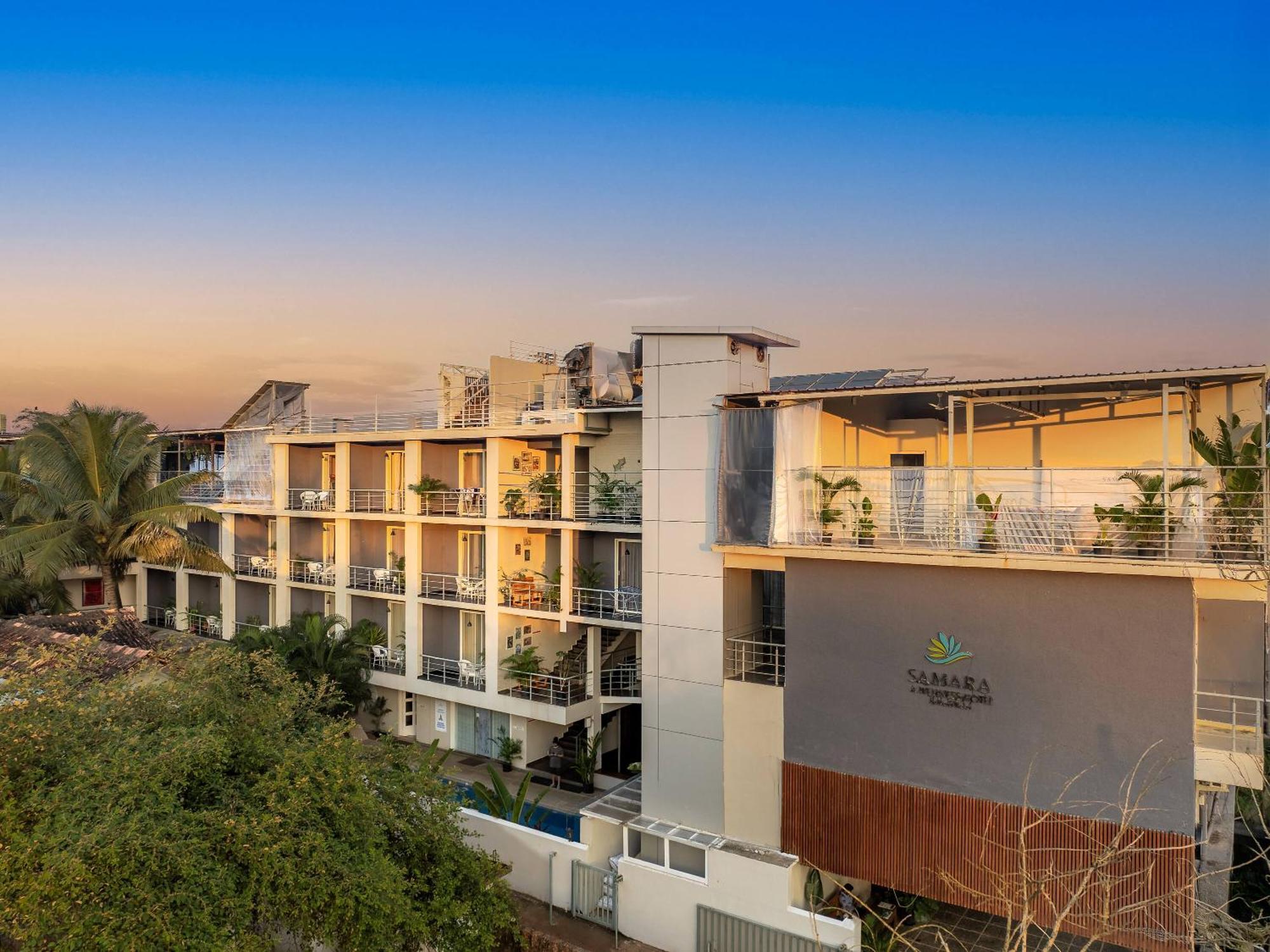 Hotel Echor Samara Morjim Goa Sea View Restro Esterno foto
