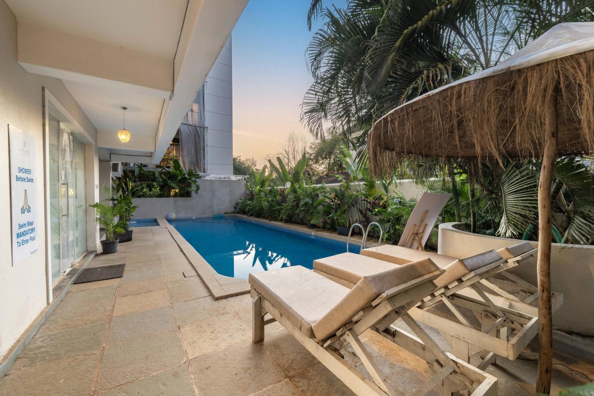 Hotel Echor Samara Morjim Goa Sea View Restro Esterno foto