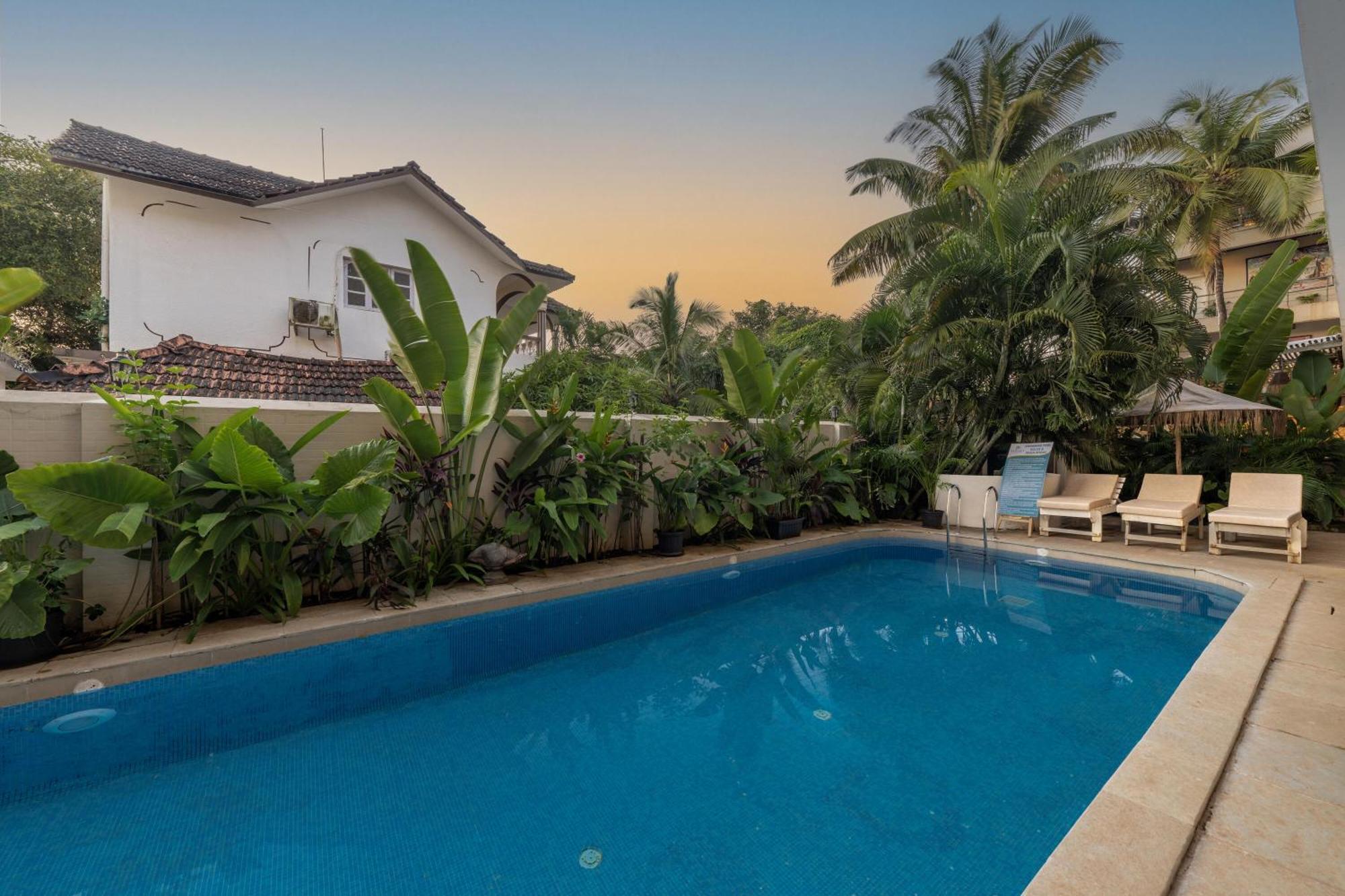 Hotel Echor Samara Morjim Goa Sea View Restro Esterno foto